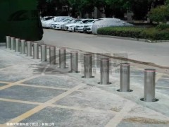 武漢升降樁安裝圖 鋼精靈升降路樁 漢口火車站路樁公司