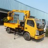 藍(lán)牌12米高空作業(yè)隨車吊一車多用送吊籃