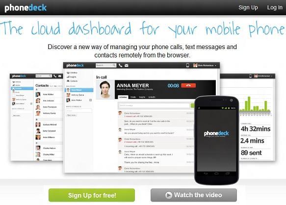 Phonedeck推出电话信息云端管理应用，让你在电脑上管理电话信息