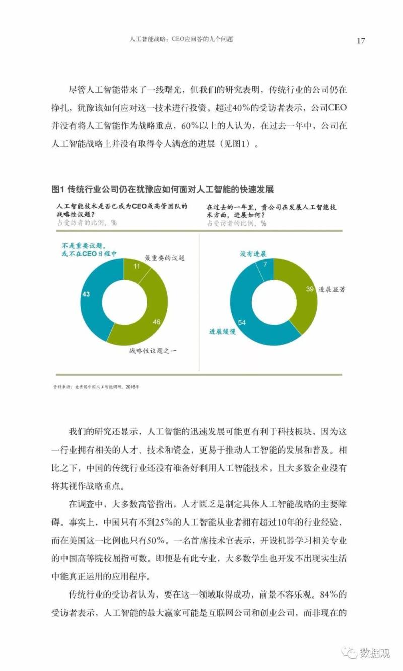麦肯锡70页特辑报告论述《人工智能的未来之路》（完整版PPT）