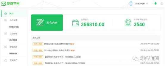 “爱奇艺号”就是视频版的微信公众号！像打造10万+爆文一样，去打造爆款视频！