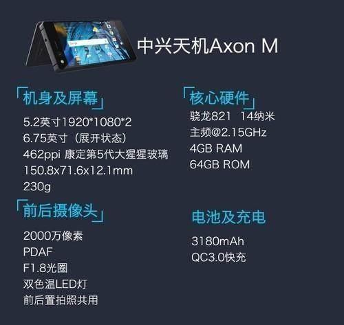 【一线】中兴Axon M国内发布 时隔一年还能被市场接受吗？