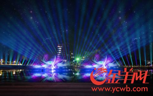 南沙灯光艺术节明天开幕 9组灯光作品点亮南沙夜空