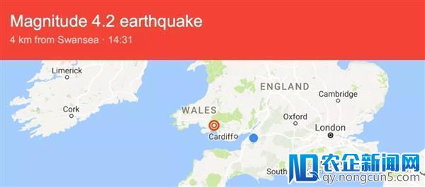 英国发生10年来最强地震 网友调侃：正在脱欧