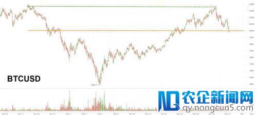 比特币年内第4次跌破1万美元关口 3天价格回落18%