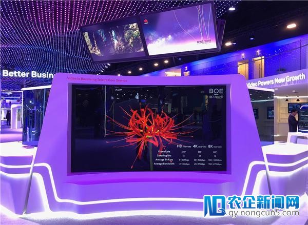 BOE（京西方）大秀MWC2018“8K+5G”成