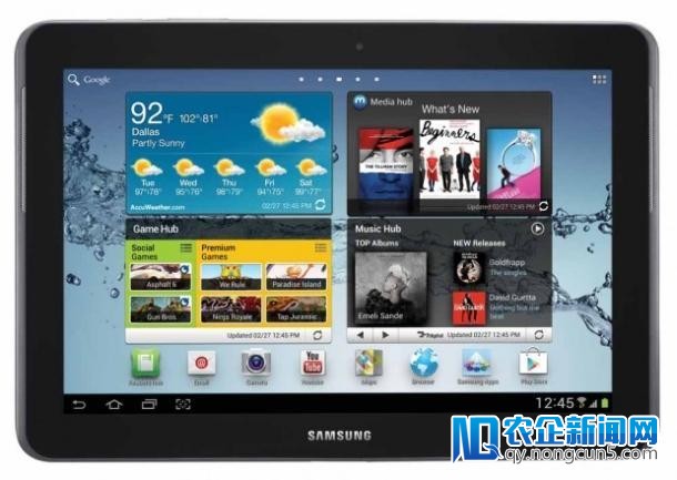 10.1英寸Galaxy Tab 2开端承受预定，售