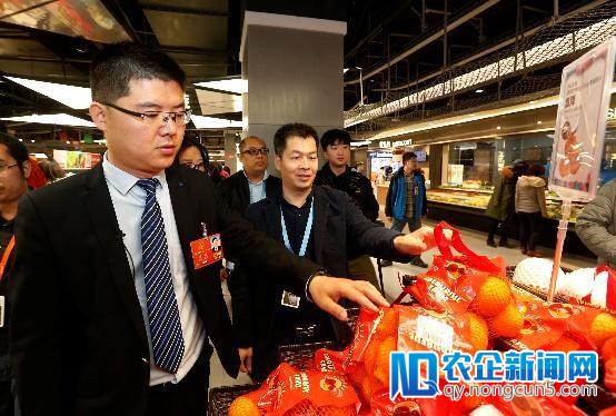 人大代表造访盒马鲜生，“新批发”形式