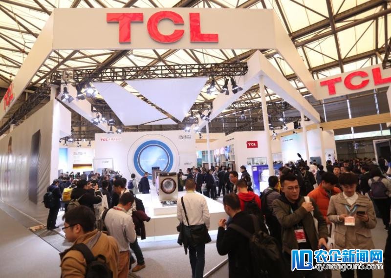 大国品牌TCL冰箱洗衣机闪耀家博会 “双