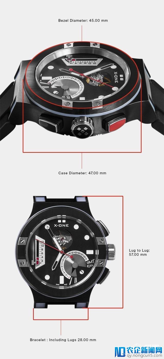 首款瑞士制造的机械式智能手表X