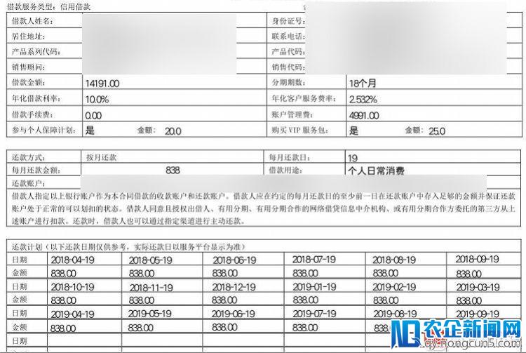 点有用分期红包被莫名贷款，利率高达61%