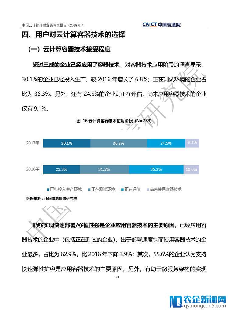 《中国云计算开源发展调查报告（2018）》发布