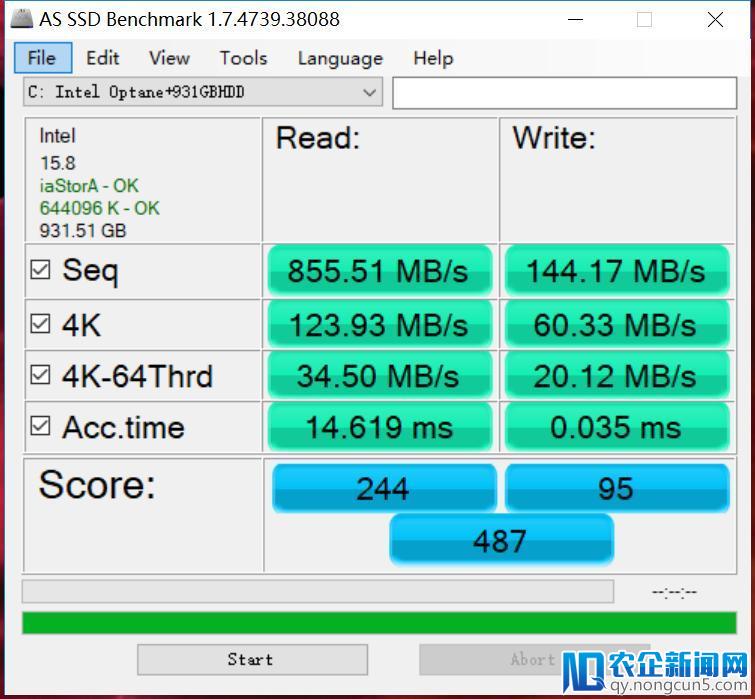 Intel Optane 傲腾内存评测：大容量硬盘玩家的鸡脆骨