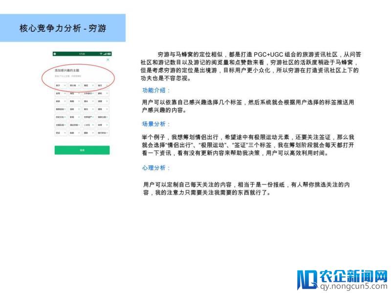 旅游攻略产品竞品分析