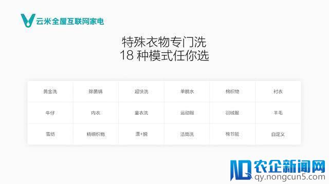 洗衣服，一句话的事儿：云米互联网洗衣机来了！