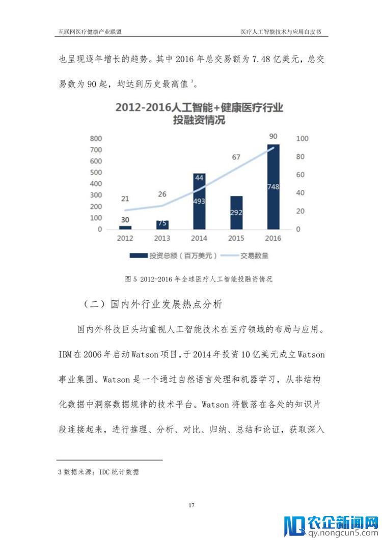 《医疗人工智能技术与应用白皮书》（2018年）