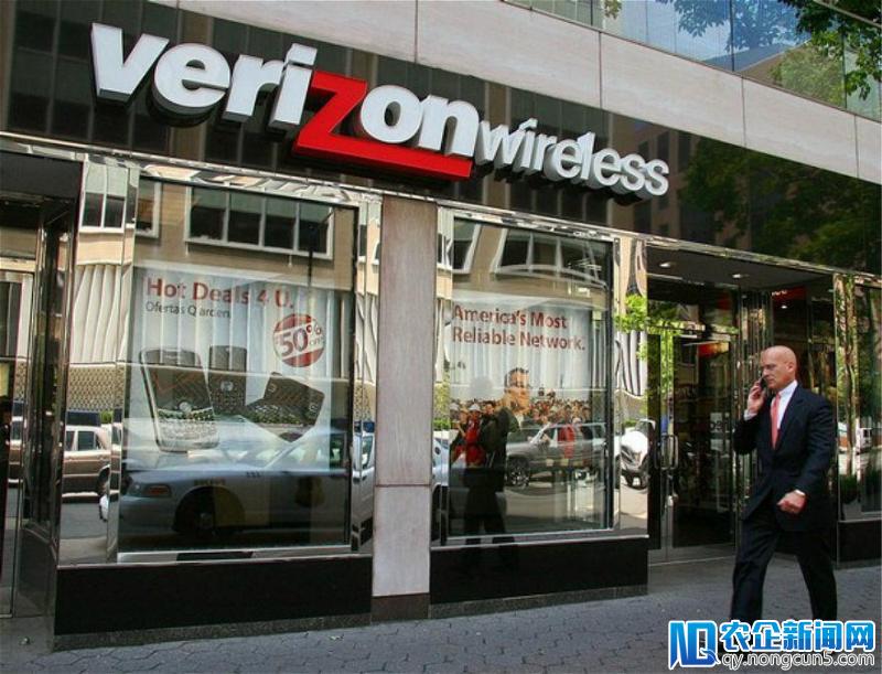 电信巨头Verizon推出无限数据服务，每月仅需40美元