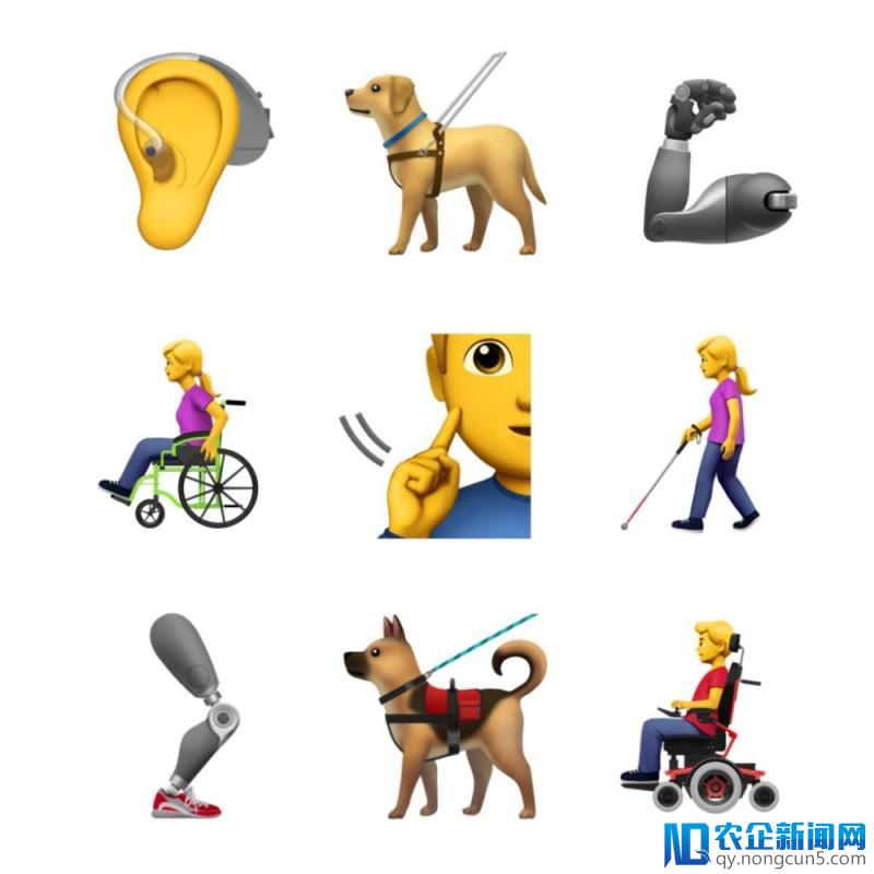 新版 emoji 候选列表公布，有火烈鸟和残障人士专属