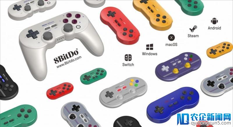 2018 E3 展，八位堂(8BitDo)发布 5 系列新品