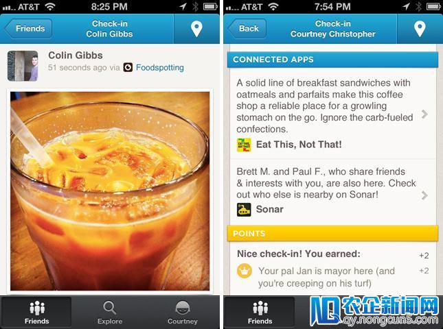 进化成“Co<em></em>nnected Apps”平台后，Foursquare将成为地点的社交网络