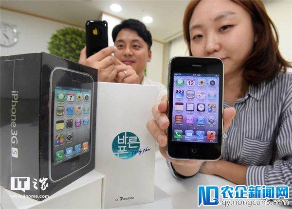 韩国运营商重新开卖苹果 iPhone 3GS