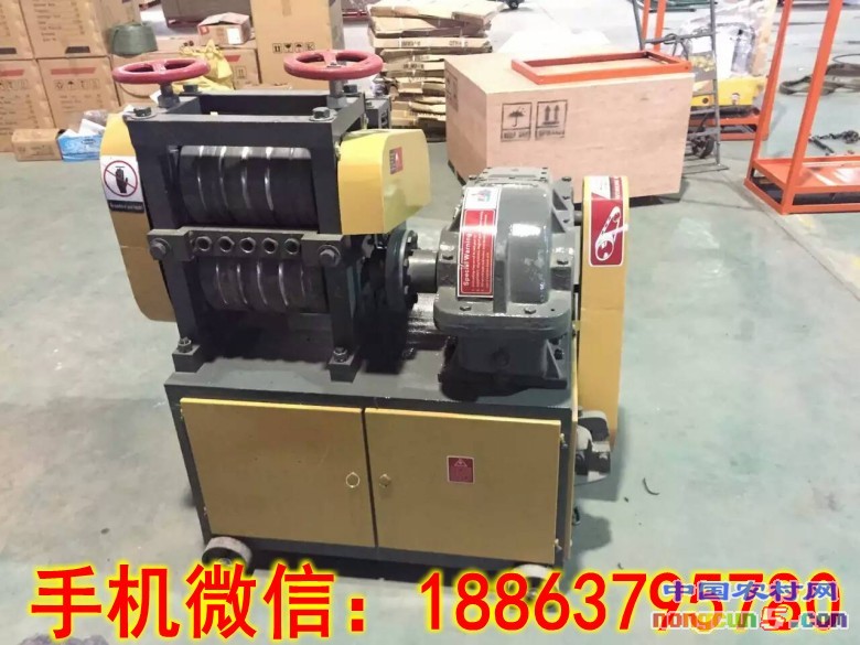 5-12廢舊鋼筋調(diào)直機1
