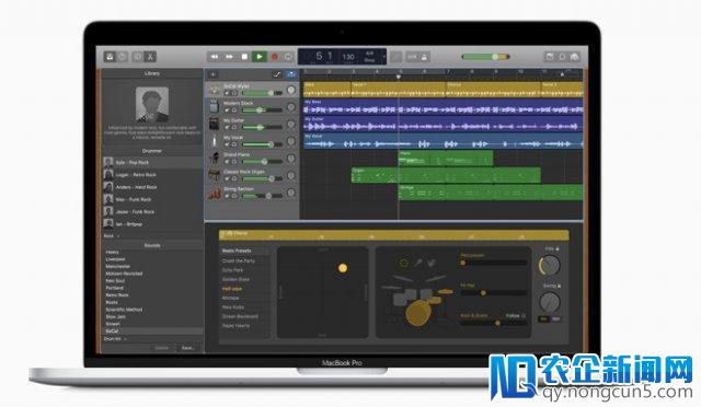 苹果 Mac 版 GarageBand 更新 所有课程免费