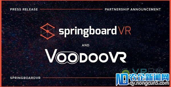 SpringboardVR与VoodooVR协作开发基于