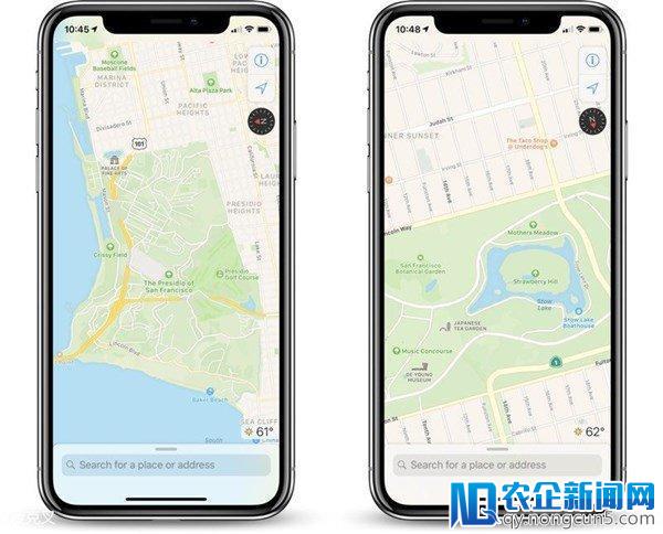 苹果发布 iOS 12 beta 3，全新地图支持