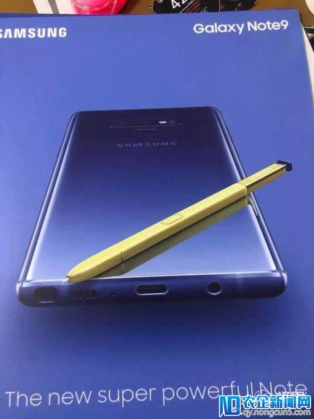 全面屏新态度：三星 Note9 谍照曝光